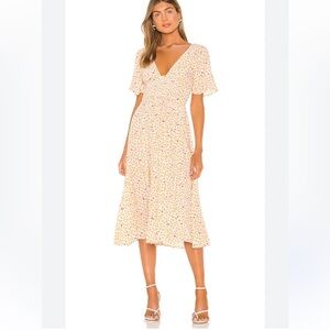 Free People Revolve In Full Bloom Dress Size XS Floral Bohemian Babydoll Prairie